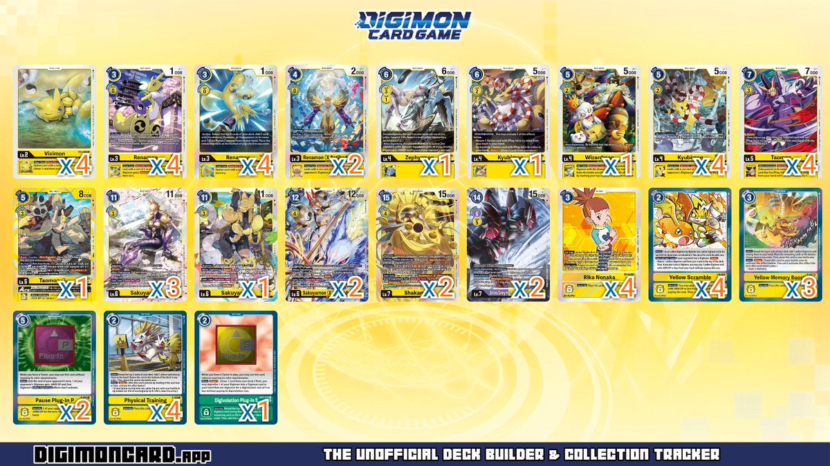 Congrats to Jesus for winning yesterday's <a href="/sullysabode/">Sullysabode</a> Digi500!

🥇Jesus - Purple Hybrid
🥈Luis - Gankoo X
🥉Cooper - Omni
🏅Nikko - Sakuya

Decklists below, and the VOD can be rewatched here: youtube.com/live/Zhb1AIaNs…