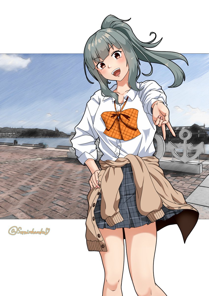 平成ギャル的JKユウバリン🍈

#艦これ
#夕張
#週イチラクガキ