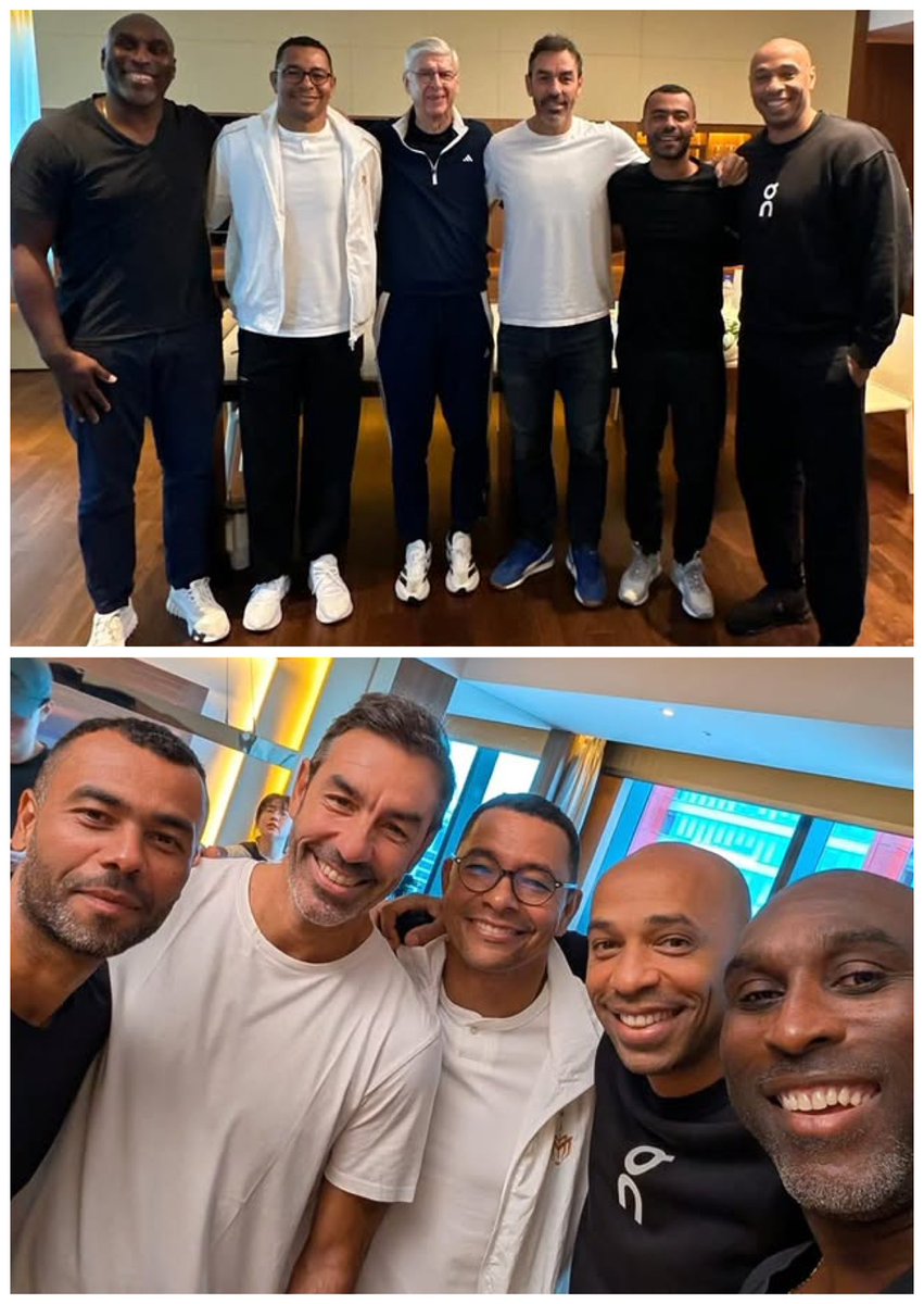 ArsenalN7's tweet image. The Invincibles Reunited 🏆