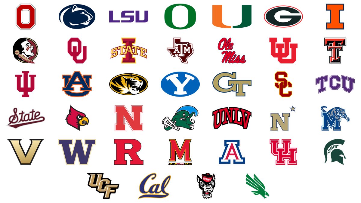 39 undefeated FBS teams remain after week 3.