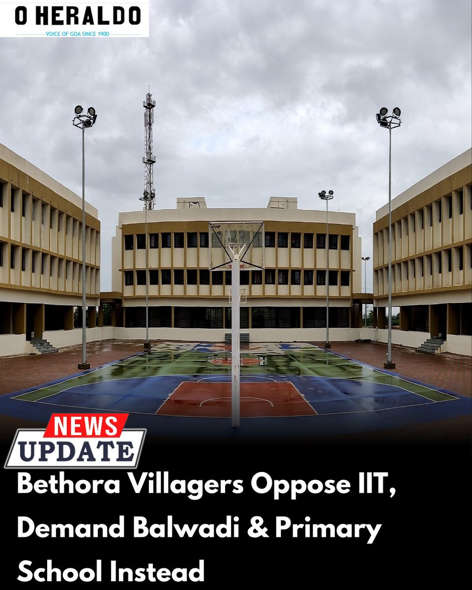 oheraldogoa's tweet photo. Villagers from Bethora’s Kasamshel area have rejected the proposed IIT campus, urging the government to provide a balwadi and primary school instead. 1/3

#bethora #goanews #IITGoa https://t.co/LvXITzLbaJ