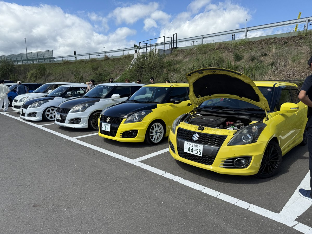 Blue_Berry9368's tweet image. 平泉スイフト、アルトオフ会
ありがとうございました！
コミュ障なんで空気のようにしてただけですが
色な方の車のカスタム見れて楽しかったです☺️