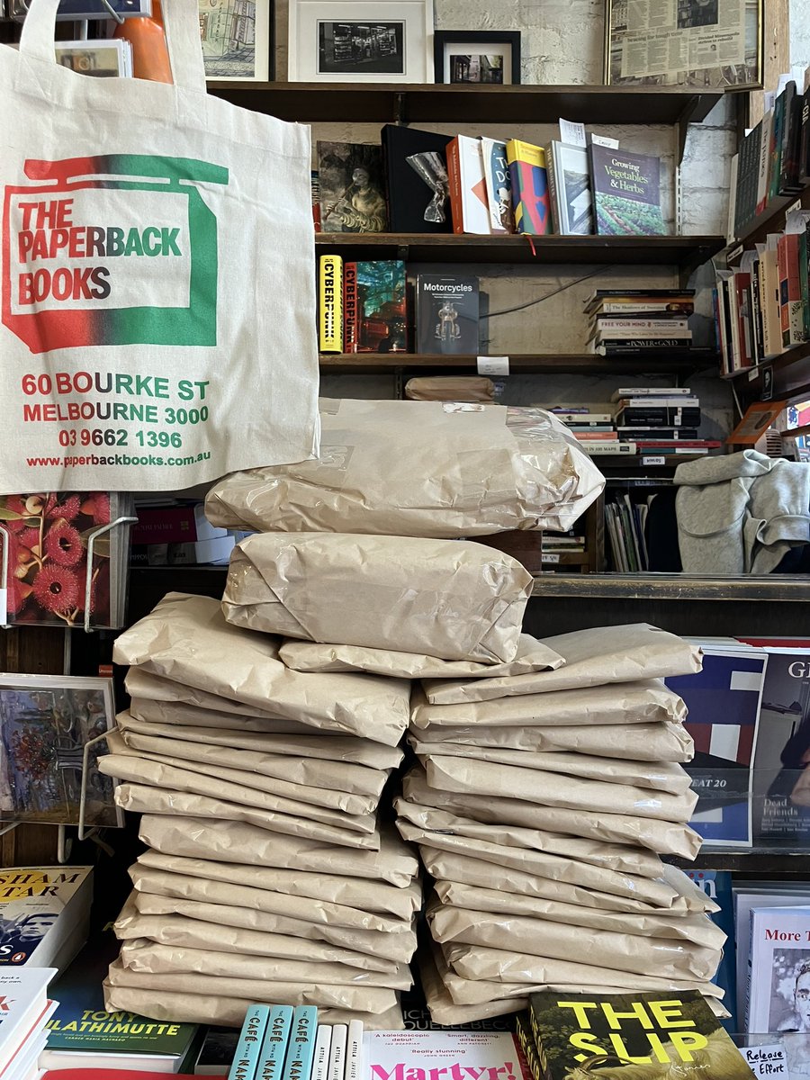 Thank you to everyone who bought a fundraiser tote! All post orders are wrapped and will be sent tomorrow 🍉🙏