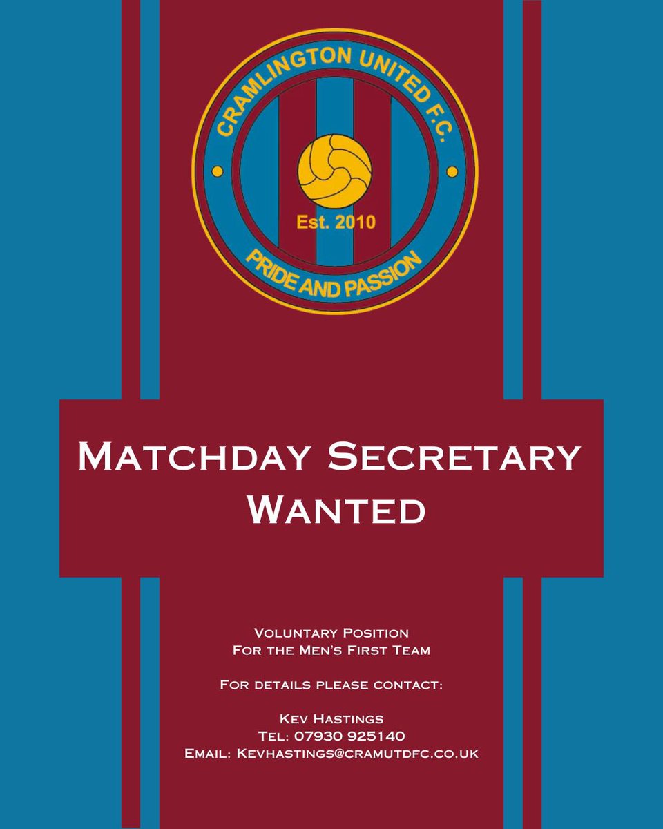 Cramlington United (@cramlingtonutd) on Twitter photo 