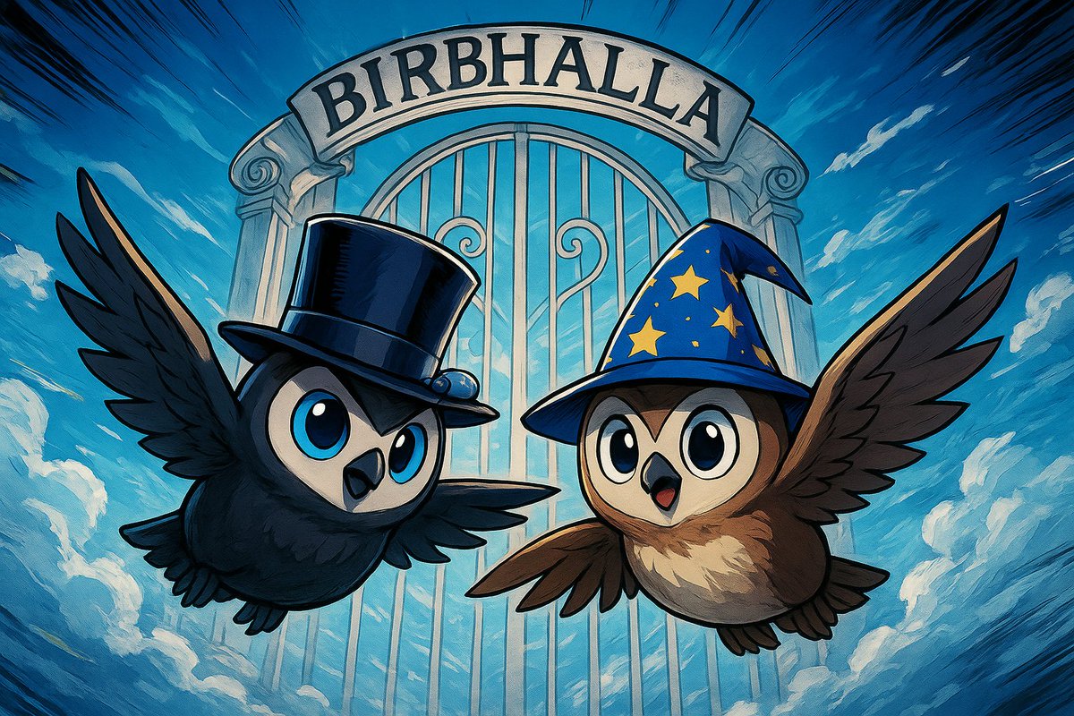 No sleep till birbhalla.
Last cycle I missed out on apes, missed pudgy,
this cycle I'm sure as hell not missing out on <a href="/moonbirds/">Moonbirds</a> <a href="/MythicBirbs/">Moonbirds Mythics</a> <a href="/oddities_xyz/">Moonbirds Oddities</a> <a href="/spencer/">Spencer</a>