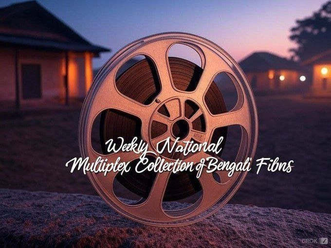 BengCineTracker's tweet photo. 𝐍𝐚𝐭𝐢𝐨𝐧𝐚𝐥 𝐌𝐮𝐥𝐭𝐢𝐩𝐥𝐞𝐱 𝐂𝐨𝐥𝐥𝐞𝐜𝐭𝐢𝐨𝐧 𝐟𝐫𝐨𝐦 𝐖𝐁  [ 𝚂𝚎𝚙 5 - 11 ]

#Bela :- ₹𝟏,𝟎𝟑,𝟐𝟕𝟓/- [₹𝟏.𝟎𝟑 𝐋]
#Bahurup :- ₹𝟓,𝟗𝟑𝟕/- [₹𝟓.𝟗𝟒 𝐊]
#Dhumketu :- ₹𝟕,𝟎𝟗,𝟏𝟐𝟗/- [₹𝟕.𝟎𝟗 𝐋] https://t.co/sBn2FA3gsW