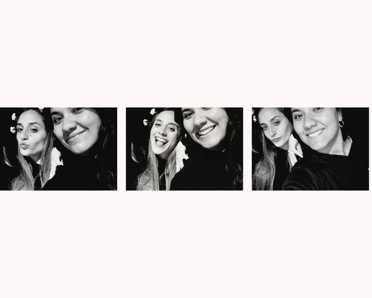 maak_e's tweet photo. Mi famoso codo a codo.
Mujer de carcajadas,
de lo dulce,
de la incondicionalidad.
Hermana https://t.co/L3QKUu4iwS