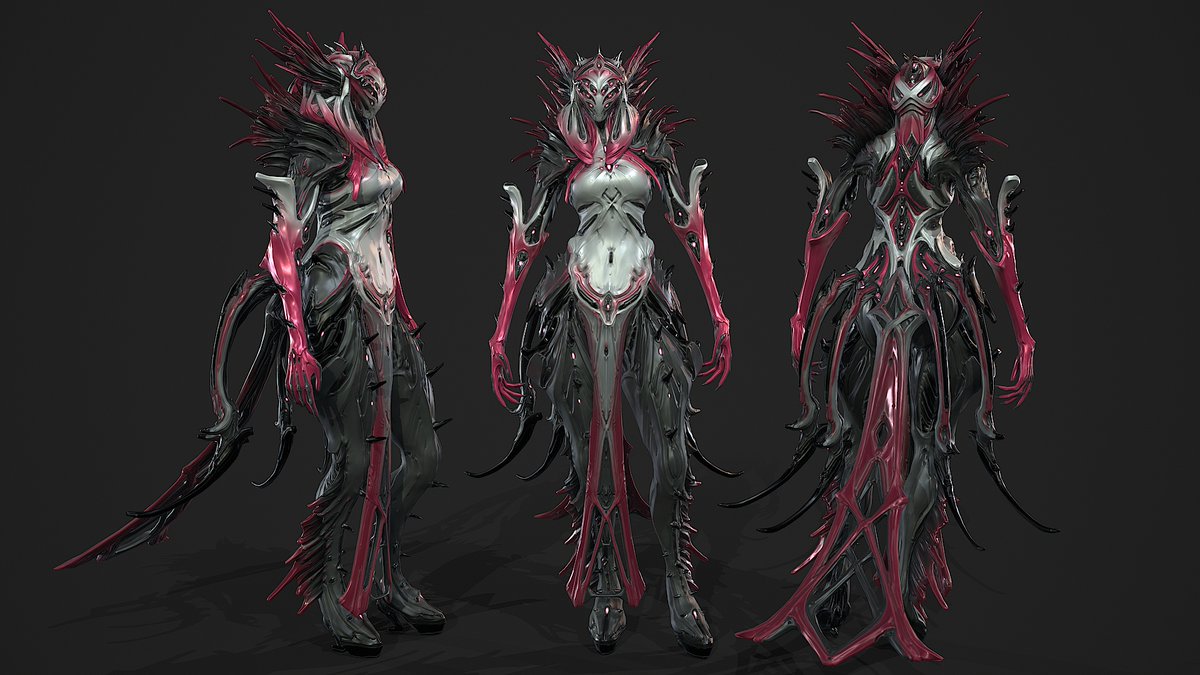 FrellingHazmot's tweet image. This is Arachne, an alt helmet for Oraxia that I poured my life force into for close to two months. If you want to see it in-game please go vote for it on the SteamWorkshop link below!

steamcommunity.com/sharedfiles/fi…

#Warframe #tennogen