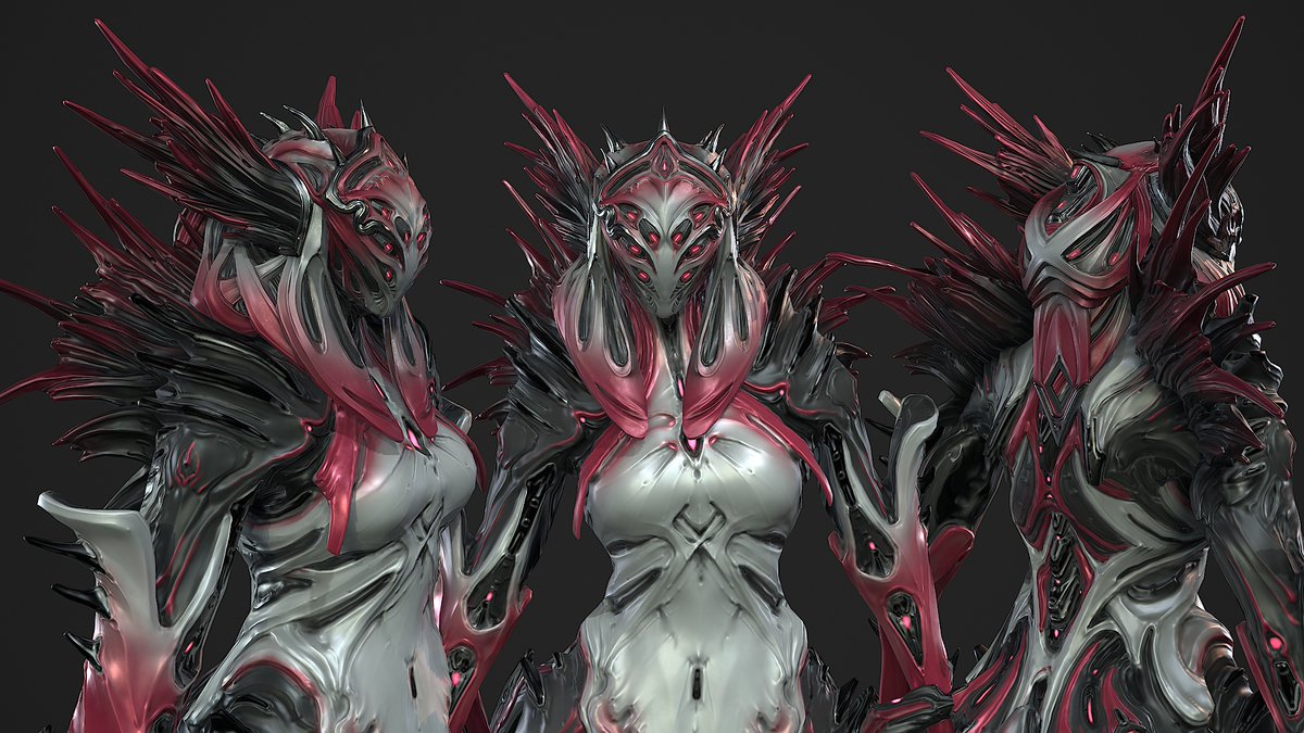 FrellingHazmot's tweet image. This is Arachne, an alt helmet for Oraxia that I poured my life force into for close to two months. If you want to see it in-game please go vote for it on the SteamWorkshop link below!

steamcommunity.com/sharedfiles/fi…

#Warframe #tennogen