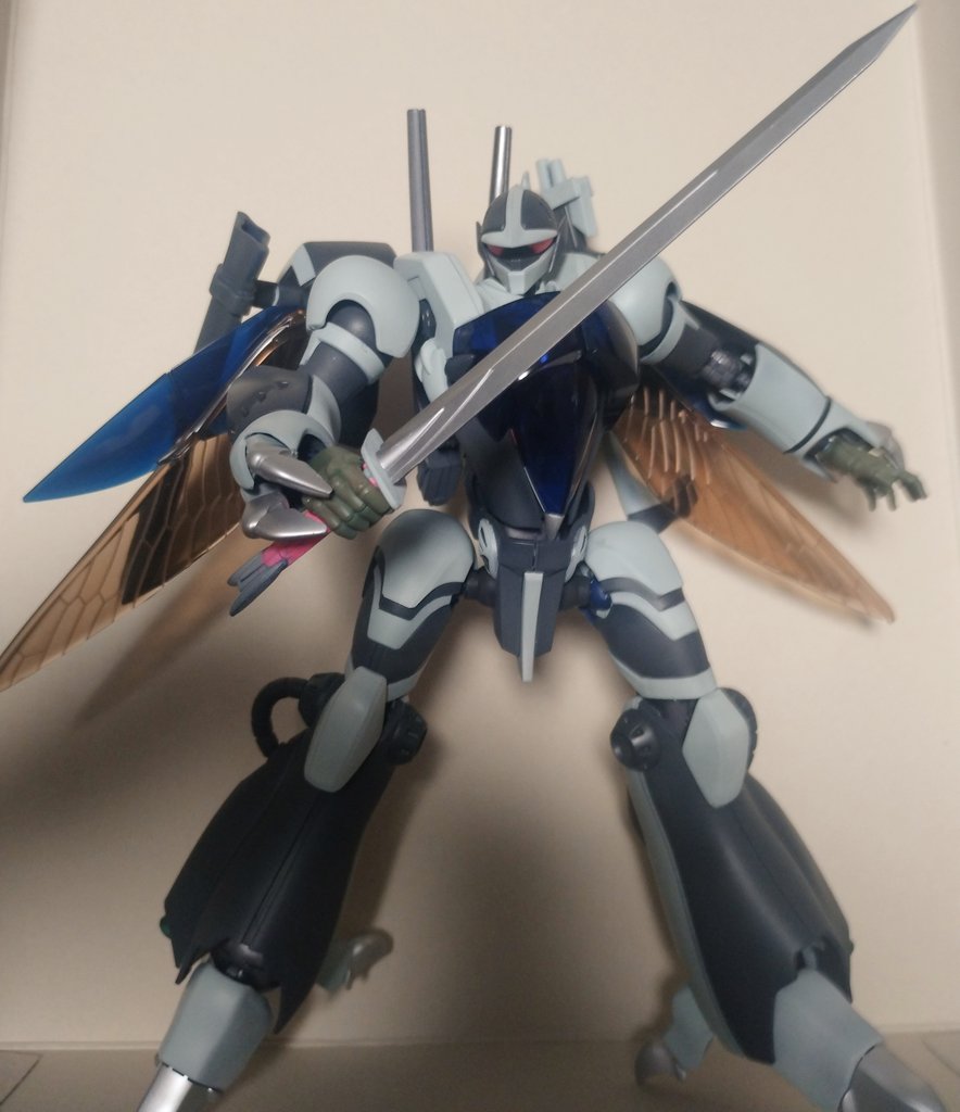 プレミアムバンダイ #聖戦士ダンバイン R3ビルバイン 夜間迷彩塗装1