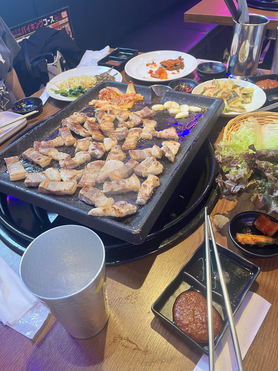 サムギョプサルなう(((o(*ﾟ▽ﾟ*)o)))