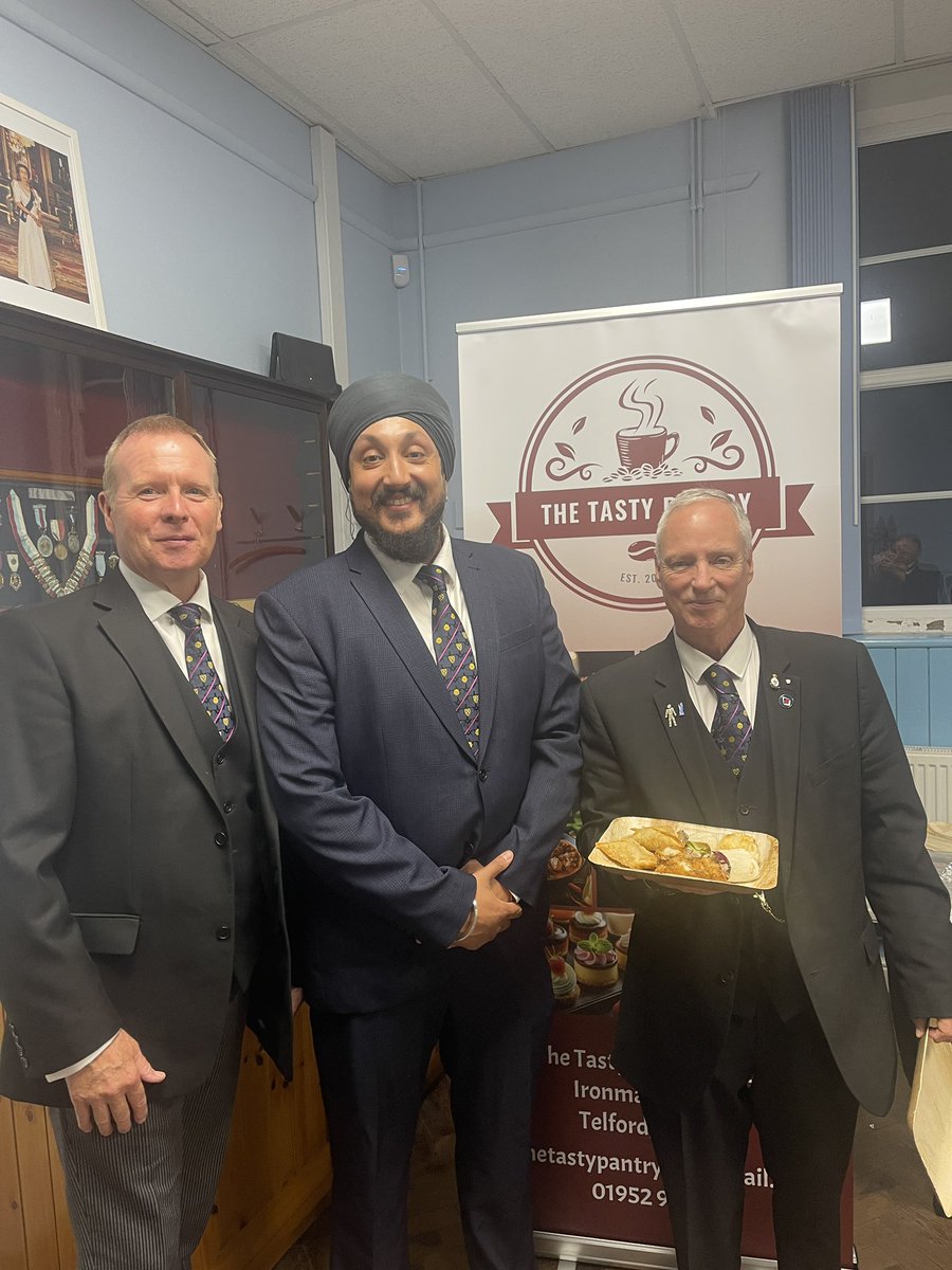Congratulations to Richard Raspini and Andy on being passed to the 2nd degree earlier this week. A fantastic Indian buffet also #Freemasons #Freemasonry