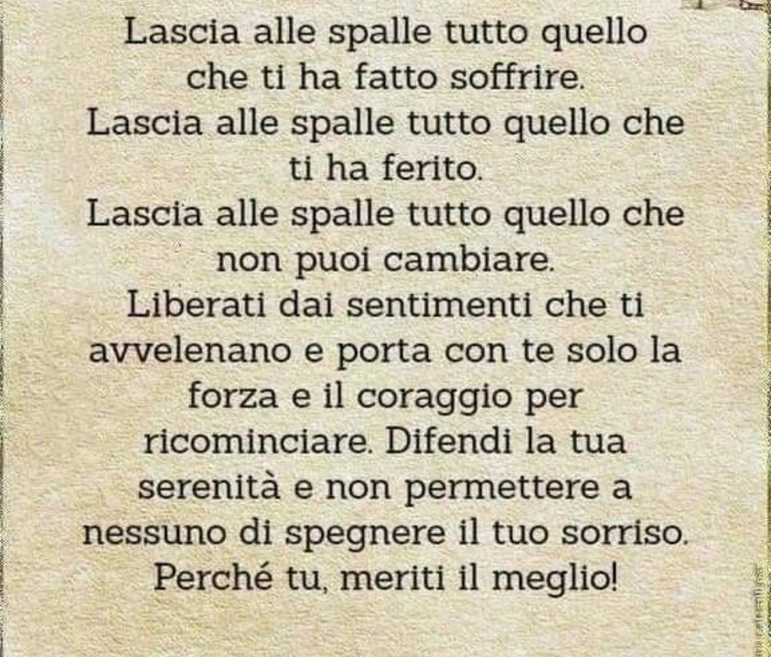 Serena Domenica a tutti.
