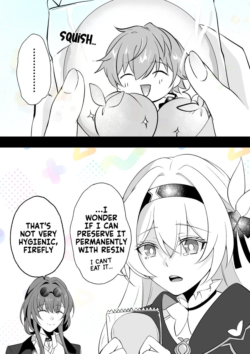 Everywhere she goes, she sees his face🥹
Translation and typeset into English by me