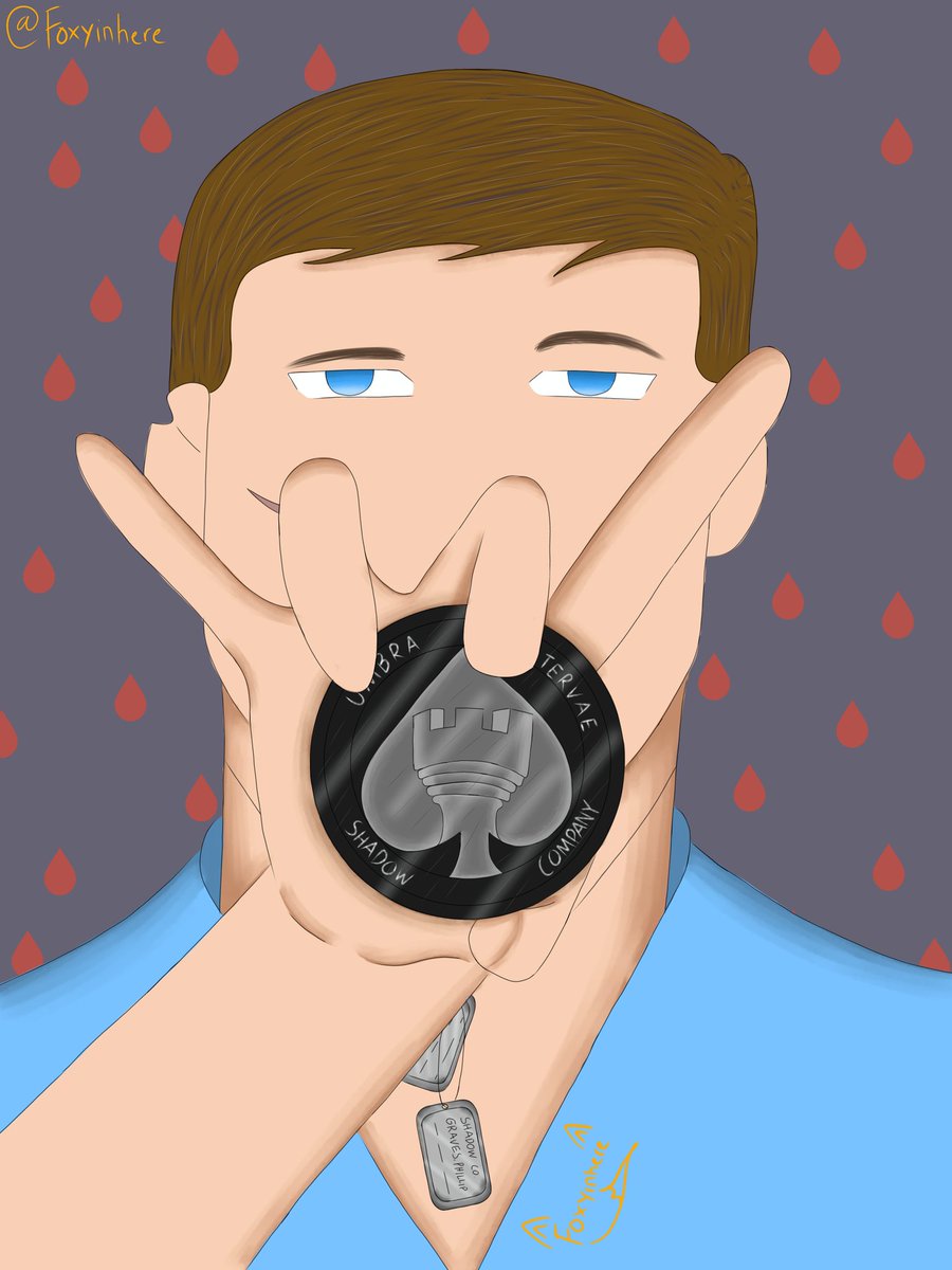 Foxyinhere's tweet image. &quot;Join Shadow Company?&quot;

#phillipgraves #CallofDuty #CoDFanart