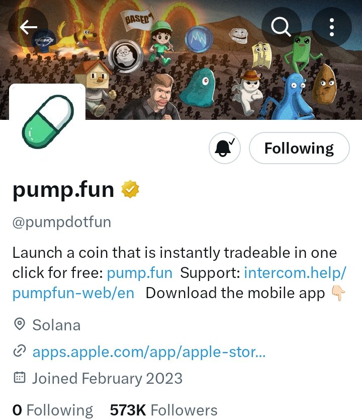 Before <a href="/CC2Ventures/">CC2</a> retirement, the account mentioned that <a href="/pumpdotfun/">pump.fun</a> was going to tokenize and it did.
I'm here to tell you that $pump will be one of the biggest runners of the bull season.
Hold some bags, no matter how little.