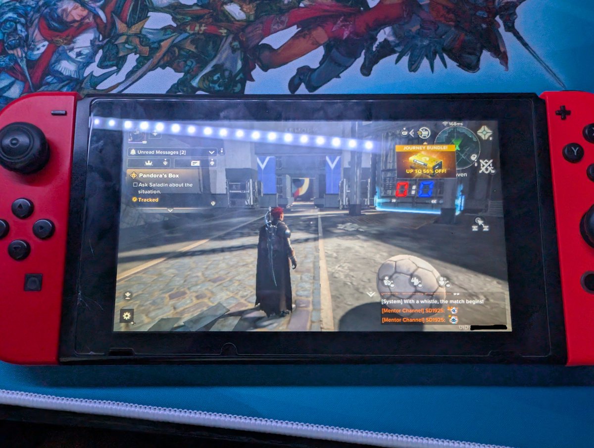 Lomeli12_'s tweet photo. Out of curiosity, I tried to run #DestinyRising on my Switch using LineageOS. PlayStore listed the game as incompatible, but pulling the APKs off my phone &amp; sideloading worked. It...runs...feels like 15-20fps with dips into the single digits when things get hectic. Sorta playable https://t.co/ild0bBhumK