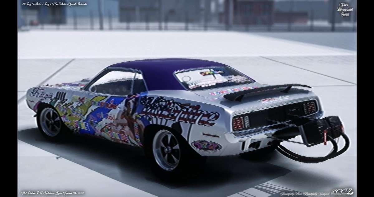 2004Collective's tweet photo. - 30 DAY 30 ITASHA
- DAY 14: FAYE VALENTINE PLYMOUTH BARRACUDA
- PRODUCED BY 2004
---------------------------------
#twothousandfour
#carx
#CowboyBebop 
#fayevalentine https://t.co/JGeFmLG5sn