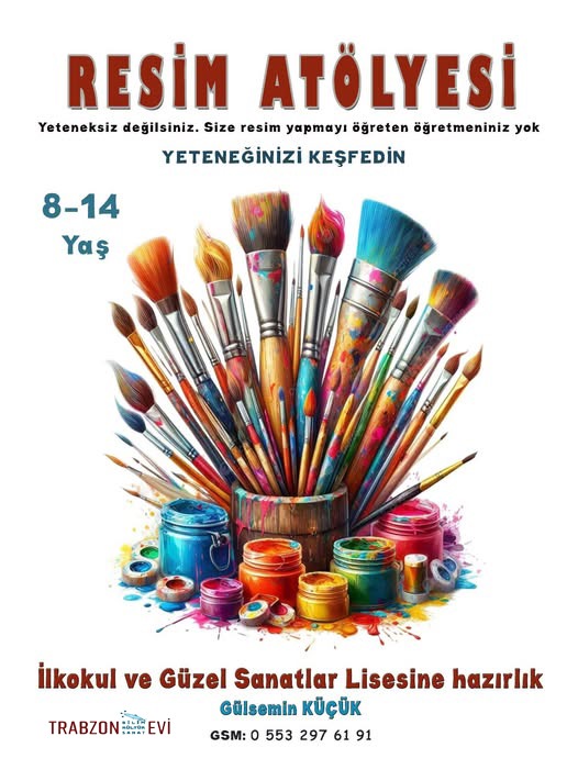 Resim Atölyesi kayıtlarımız başladı 🎨