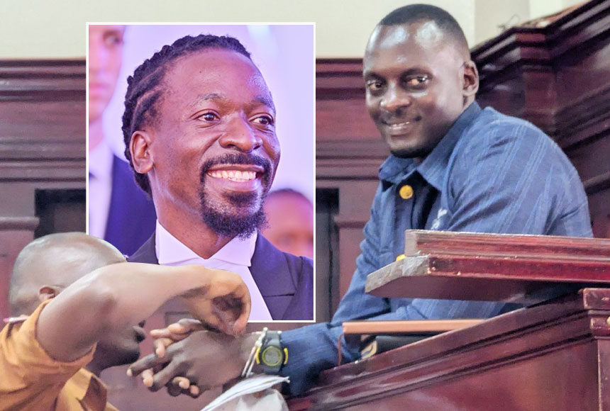 KakwenzaRukira's tweet image. When you listen to my senior, Isaac Ssemakadde Kimeze, president of the Uganda Law Society, you cannot miss the profundity of his conviction. He speaks of what he loves most, a judiciary that functions, that stands upright like a pillar or spires of granite, doctrinally…