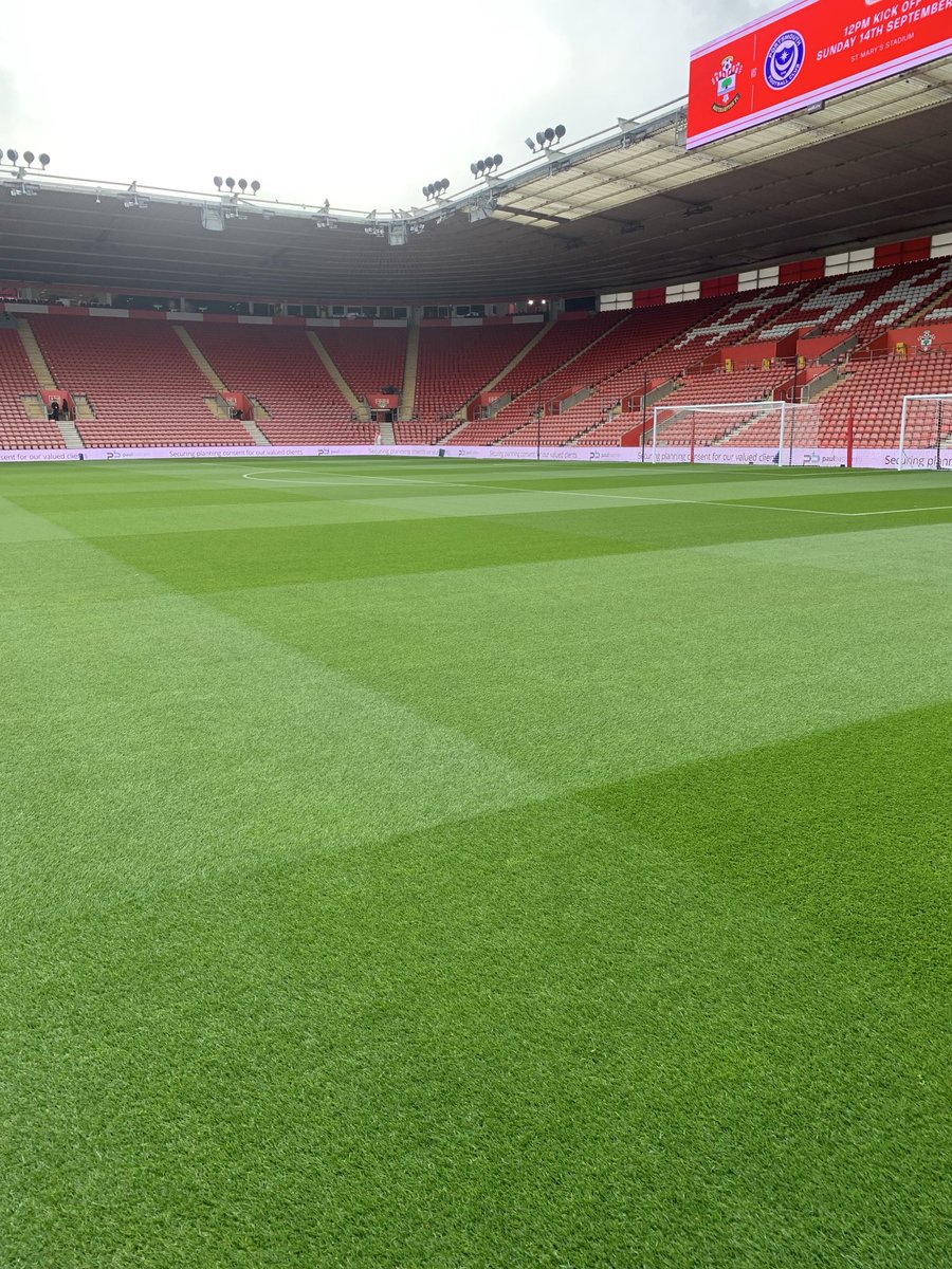 We’re ready. ⁦<a href="/SouthamptonFC/">Southampton FC</a>⁩ V ⁦<a href="/Pompey/">Portsmouth FC</a>⁩ . It’s the south coast derby. KO 12noon. Be loud, get behind the team and have a great (no trouble) day. ⁦<a href="/dogpockets/">Danny Silvestri</a>⁩ ⁦<a href="/GJMills2000/">Graeme Mills</a>⁩ #SaintsFC