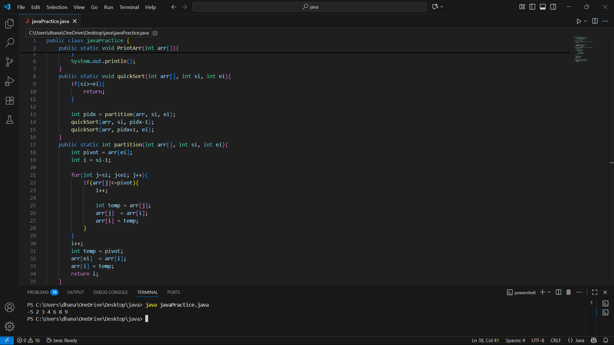 Dhananjay_R_26's tweet image. Day 43-45 of #CodeWithConsistency #DSA 
Learned "Divide and Conquer" technique with @ApnacollegeX  and solved questions based on it
- merge sort
-  quick sort
- sorted and rotated array search
- majority element
✅Also completed with MongoDB from @codewithharry 
#Java #devolpment