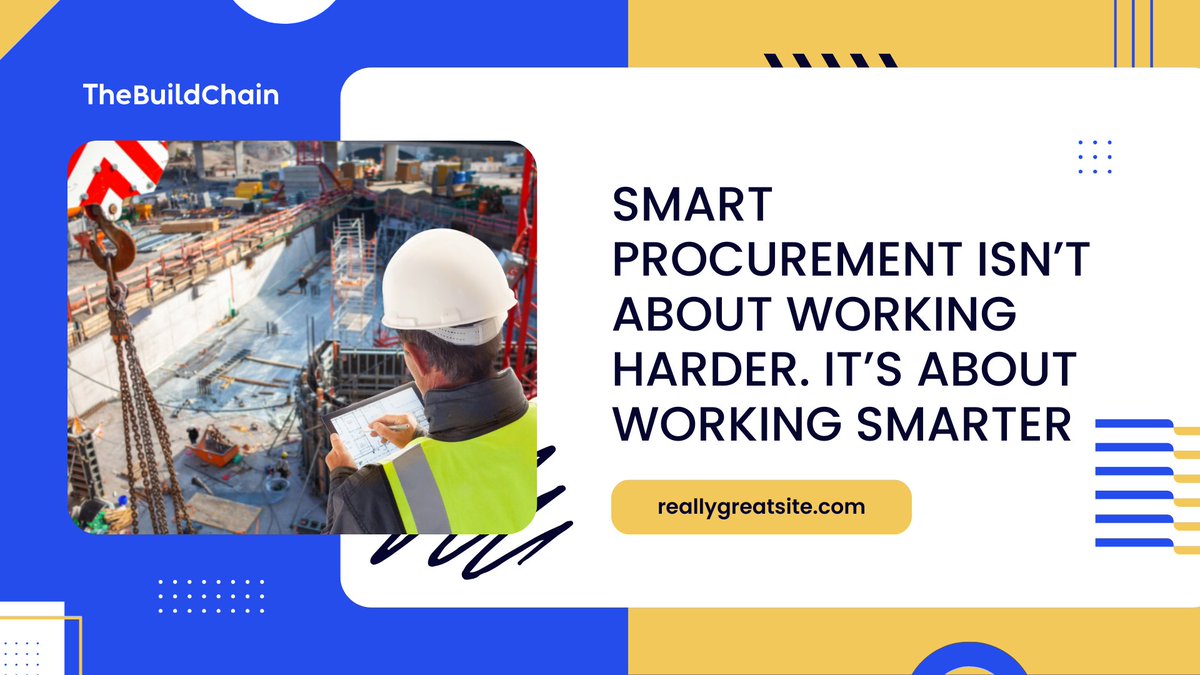 Smart procurement = less chasing, more building.

With The Build Chain you get:
✅ Faster enquiries
✅ Clear price comparisons
✅ Centralised workflows

Save time. Cut delays. Stay in control.

👉 thebuildchain.co.uk

#TheBuildChain #ConstructionProcurement #SmartBuying