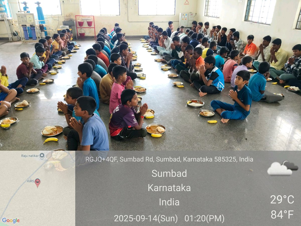 Lunch  #SocialAudit_SWDMeals #SocialWelfare_Karnataka