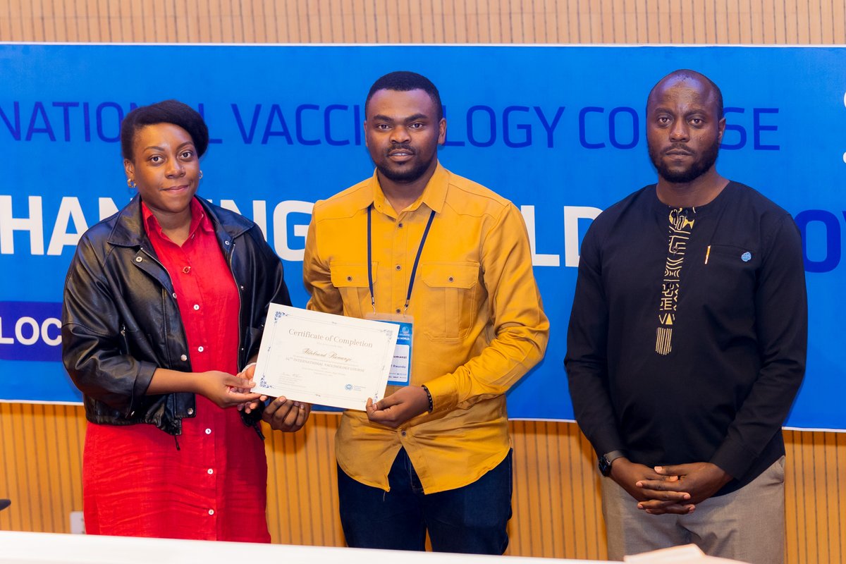 I had the privilege to attend the 24th International Vaccinology Course (8–12 Sept 2025) under the theme “Vaccines in a Changing World: Innovation and Access.”
I gained valuable skills in vaccine development and research. <a href="/RwandaHealth/">Ministry of Health | Rwanda</a> <a href="/Uni_Rwanda/">University of Rwanda</a> <a href="/gavi/">Gavi, the Vaccine Alliance</a>