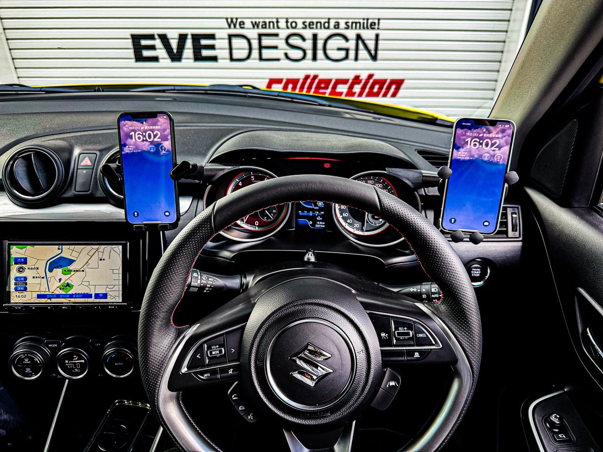 EVE DESIGN 
Mobile Holder 
for
SWIFT/SWIFT SPORT 
2016-2023
左右縦ヴァージョン

eve-corp.co.jp/mhz-5.html