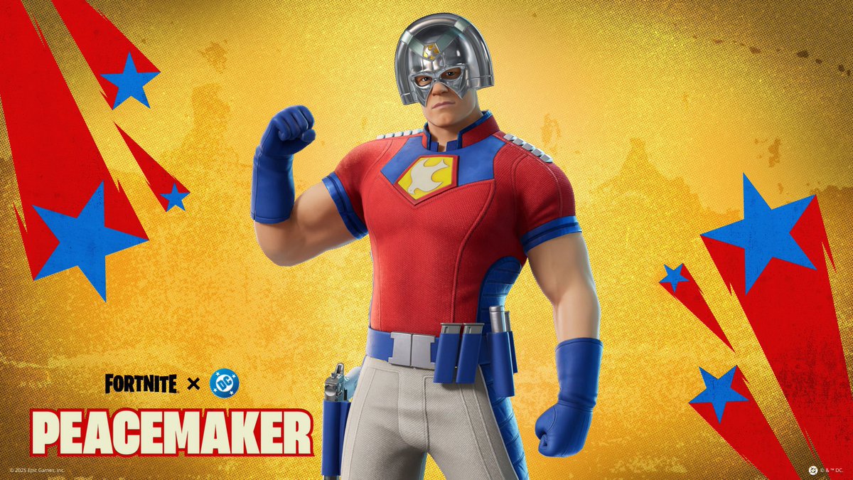 🎁 ¡SORTEO DE X1 SKIN DE PEACEMAKER! 🔥

-Dar ❤️ &amp; ♻️
-Seguir a: <a href="/Jorge5867YT/">𓆩Jorge5867YT𓆪 𝕏</a> 

⌛️¡Termina en 48 Horas! ⏰

🍀 ¡Suerte a todos! 🍀

#Fortnite #FortniteShockNAwesome #EpicPartner