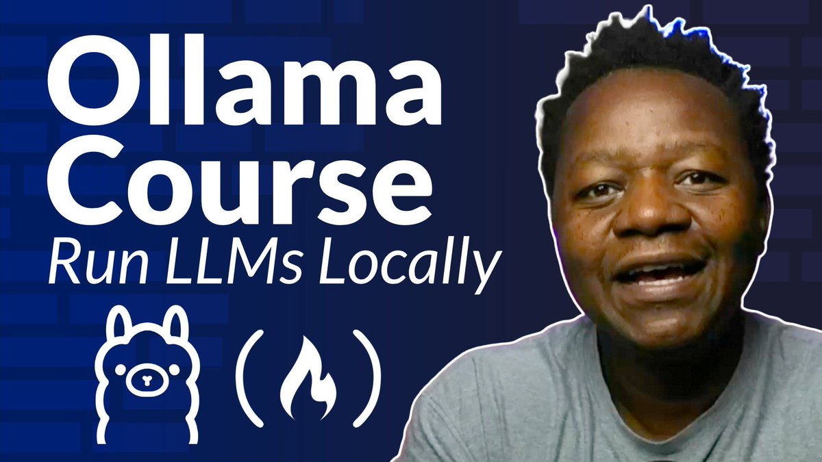 freeCodeCamp's tweet image. Ollama is a powerful open source tool that lets you run LLMs right in your local environment.
Local LLMs give you more control, privacy, and customization options than those run in the cloud.
This course teaches you how Ollama works by building three projects.…