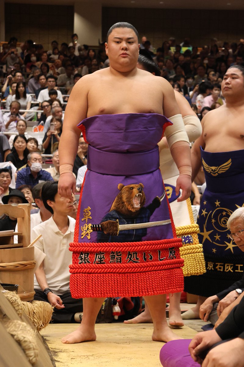 ＜初日の様子＞
幕内土俵入り
伯桜鵬 草野
#sumo #相撲 #九月場所 #秋場所