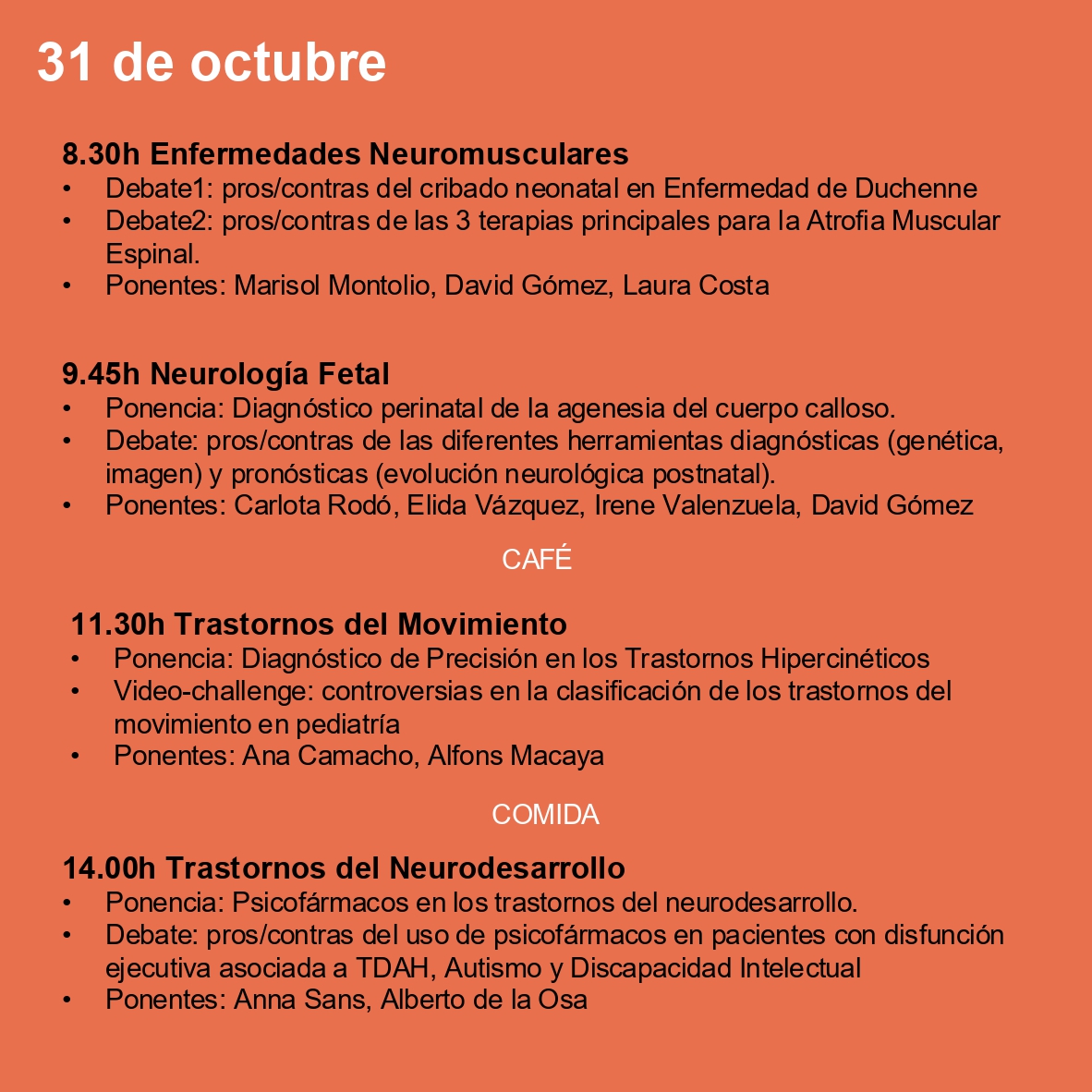 senep_es's tweet photo. 🟠 Con aval de @senep_es y de la European Reference Network on Rare Diseases
5ª Edición del Curso de Neurología Pediátrica del Hospital @vallhebron
📅 30-31 octubre
✍️ https://t.co/pgdHPZYX9X
#SENEP #FormaciónSENEP #Neuropediatría #HospitalValldHebron #CursoNeurologíaPediátrica https://t.co/lQN3a0DcKL