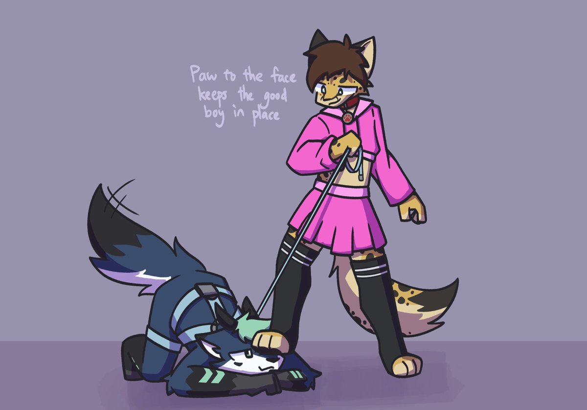 Paw to the face keeps the good boy in place 👉👈

🐺🐉: <a href="/Zebo_bo/">Zebo</a>
🐱: <a href="/Azerawr/">Cholf</a> 

By <a href="/NeoSiah_/">NeoSiah 🍉</a>