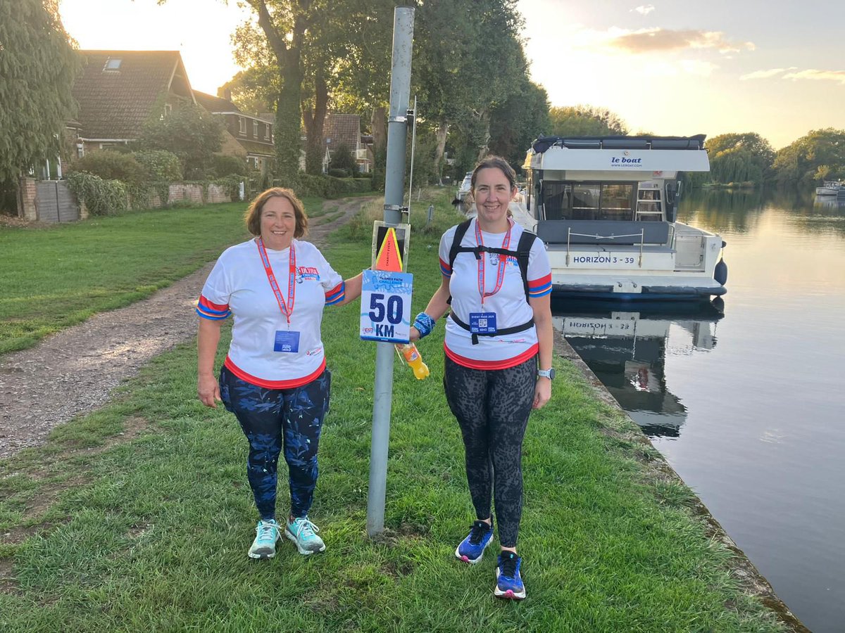 Wow Sharon Ribbon, you just go from strength to strength!! Not content with just a parkrun, Sharon has now completed the 50k Thames Path Ultra Challenge.

We are in awe Sharon 🙌🙌🙌