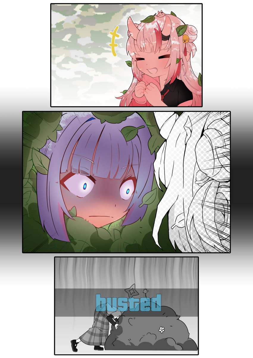 【第二話】
かくれんぼ💫😈
#百鬼絵巻 #かなたーと 