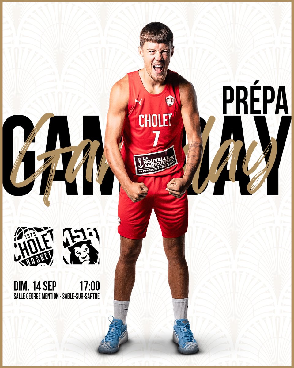 CB_officiel's tweet photo. ⚔️ GAME DAAAAAY
Acte 3 face au MSB aujourd’hui, en finale du tournoi de Sablé ! 👀
📆 Dimanche 14 septembre
⏰ 17h00
🏟️ Salle George Mention, Sablé-sur-Sarthe
🖥️📲Suivi du score par quart-temps sur X et instagram
#MSBCB #CBFAMILY https://t.co/ASHDhxFVCu