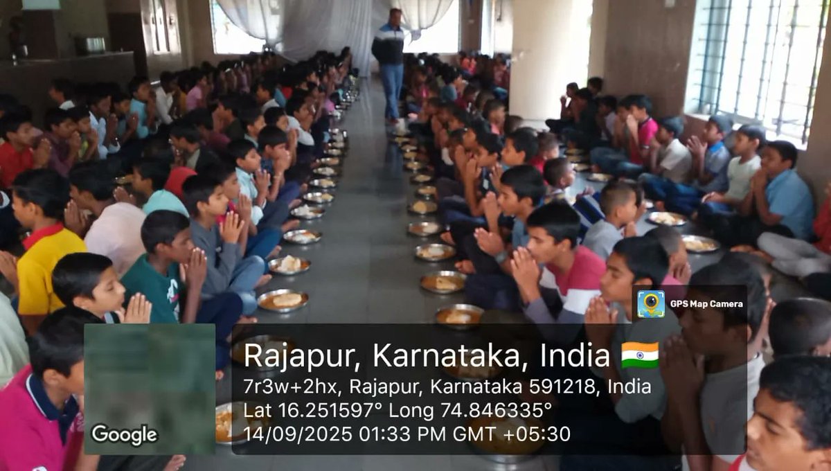 Lunch photos  #SocialAudit_SWDMeals #SocialWelfare_Karnataka
