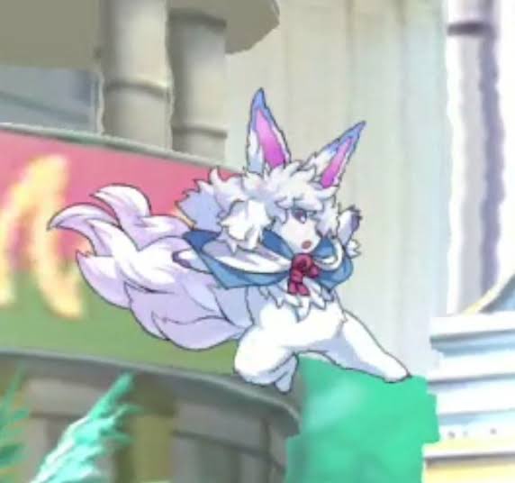 zeromaru_fgo's tweet image. 私キキ！こっちはゲームのバトルグラでマーリンに蹴り入れようとするフォウくん！