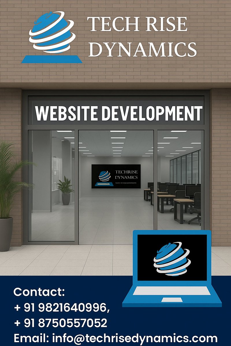 DynamicsRi16417's tweet image. Website Development Services – Tech Rise Dynamics
Turn your vision into a powerful online presence with Tech Rise Dynamics. #bestwebdesign #topwebdesignagency #websitedevelopmentexperts #innovativewebdesign #modernwebsitedevelopment #mobilefriendlywebsites