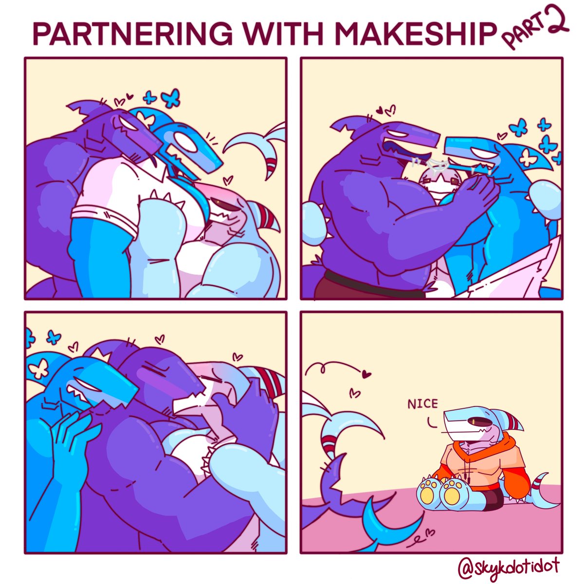 skykdotidot's tweet image. Partnering with makeship shark part 2
(Link in threads)