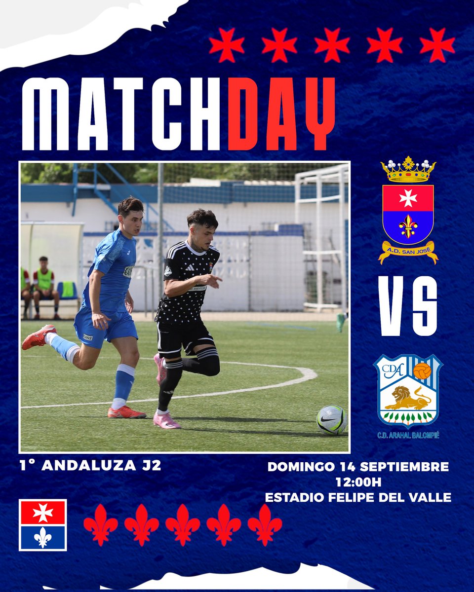 🔵 ¡Vuelve el fútbol a casa! 🔴  
Este domingo, el Felipe del Valle abre sus puertas para vivir la Jornada 2 de la 1ª Andaluza.

🆚 <a href="/cdarahalbpie/">C.D. Arahal Balompie</a>
📅 Domingo 14 de septiembre  
🕛 12:00h  
🏟️ Estadio Felipe del Valle  

¡Juntos, con nuestra gente, por los tres puntos!