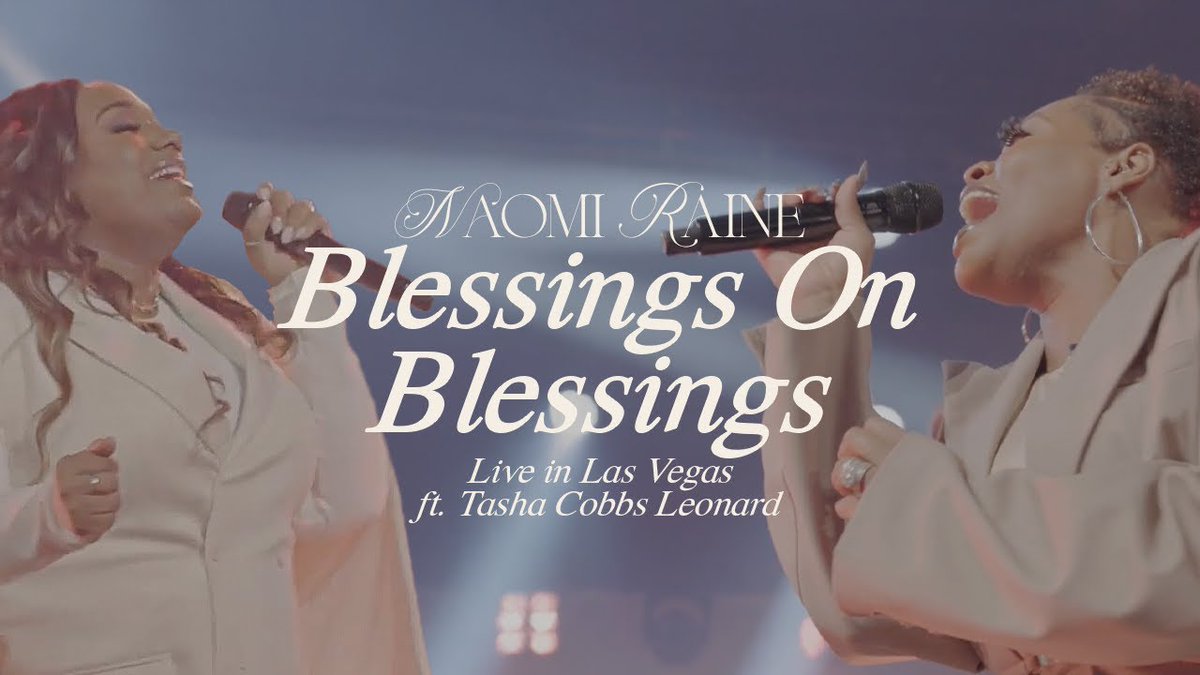 ▶️📷 Blessings on Blessings - NAOMI RAINE ft <a href="/tashacobbs/">Tasha Cobbs Leonard</a> 

On  #PITC w/<a href="/ITeefeh/">Teefeh</a>

#SundayMorning

#WeRunThisCity