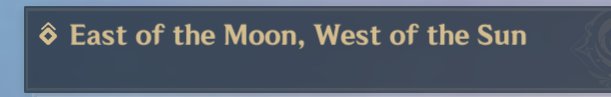ВОСТОРГ И ЛИКОВАНИЕ

Название квеста - отсылка на потрясающий сборник норвежских сказаний Петера Асбьёрнсена "На восток от солнца - на запад от луны" (Eas of the Sun, West of the Moon) который я всем лютейше рекомендую, если вы когда-либо интересовались Норвегией