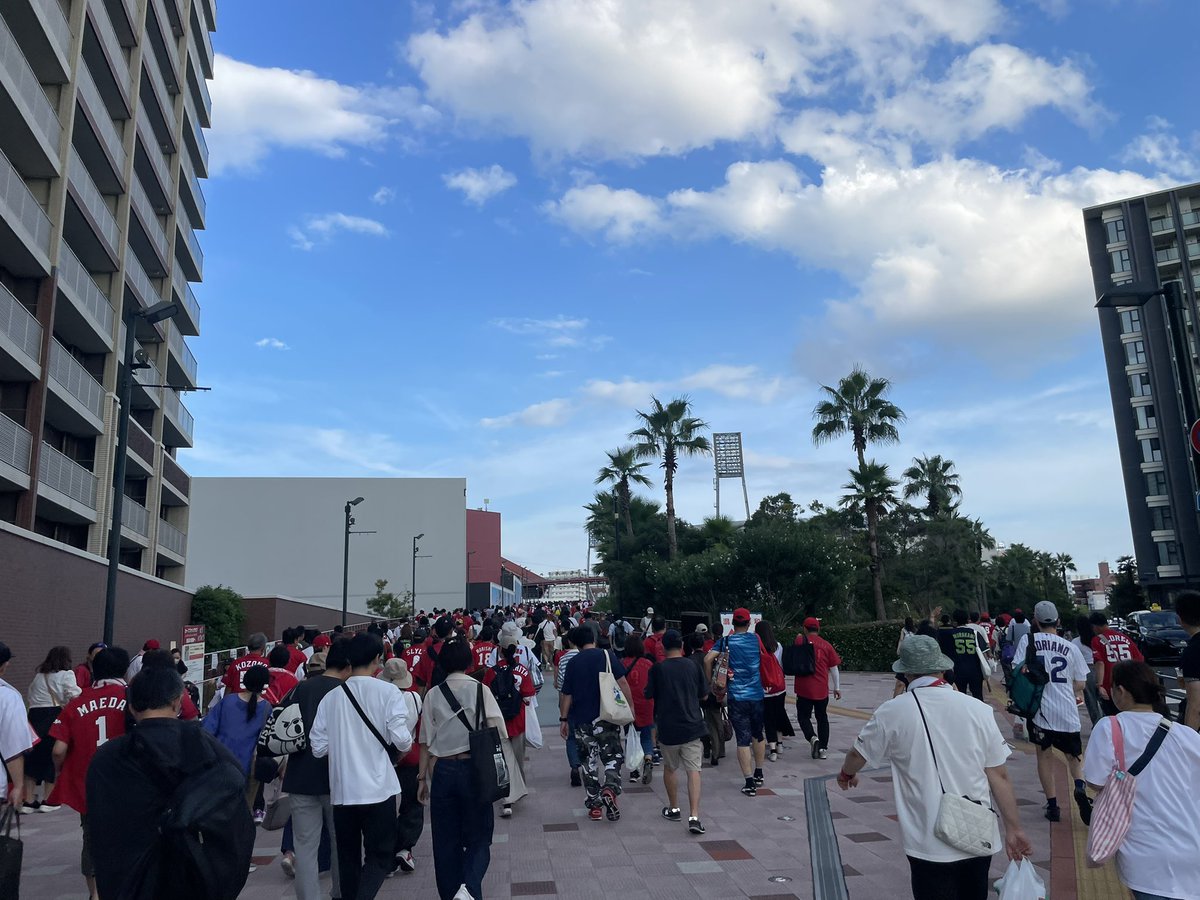 素敵な光景😊
今日も勝つといいなぁ！