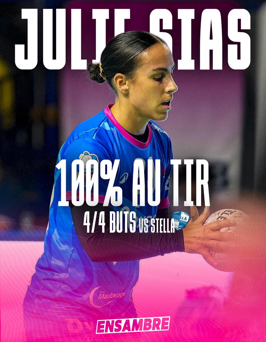 𝙋𝙀𝙍𝙁𝙎’ 𝘿𝙐 𝙈𝘼𝙏𝘾𝙃 📊

Hier, nous avons pu compter sur une Justicia Toubissa 🔥, en attaque Maëlys Kouaya et Julie Sias ont fait un sans-faute.

L’ensemble de l’équipe a également livré un très bon match et a montré un beau collectif 🩷💙

#ENSAMBRE