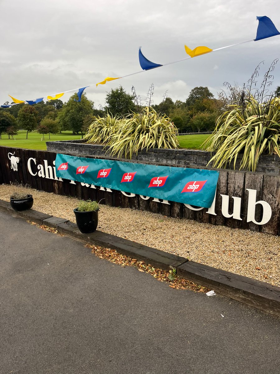 The stage is set for our ABP TaylorMade Open Singles Final. Best wishes to all the players. ⛳