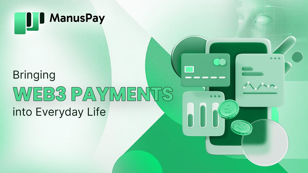🌐ManusPay — Bringing Web3 Payments into Everyday Life

ManusPay is redefining digital payments with:
🔒Multi-layer security at its core
⚡Simple, seamless cross-border settlements
🌍A trusted gateway bridging Web3 and everyday life

Read more 👉medium.com/p/manuspay-bri…

#ManusPay