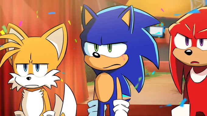 I dragged two of my cohosts to continue Team Sonic Racing's story mode! They probably hate me right now but at least the music's good. :D